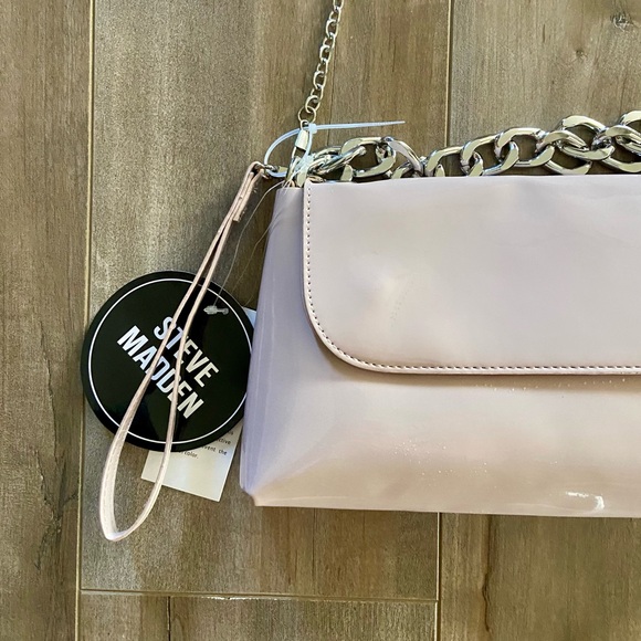 Steve Madden BShine Patent Crossbody in Pink - Picture 3 of 16